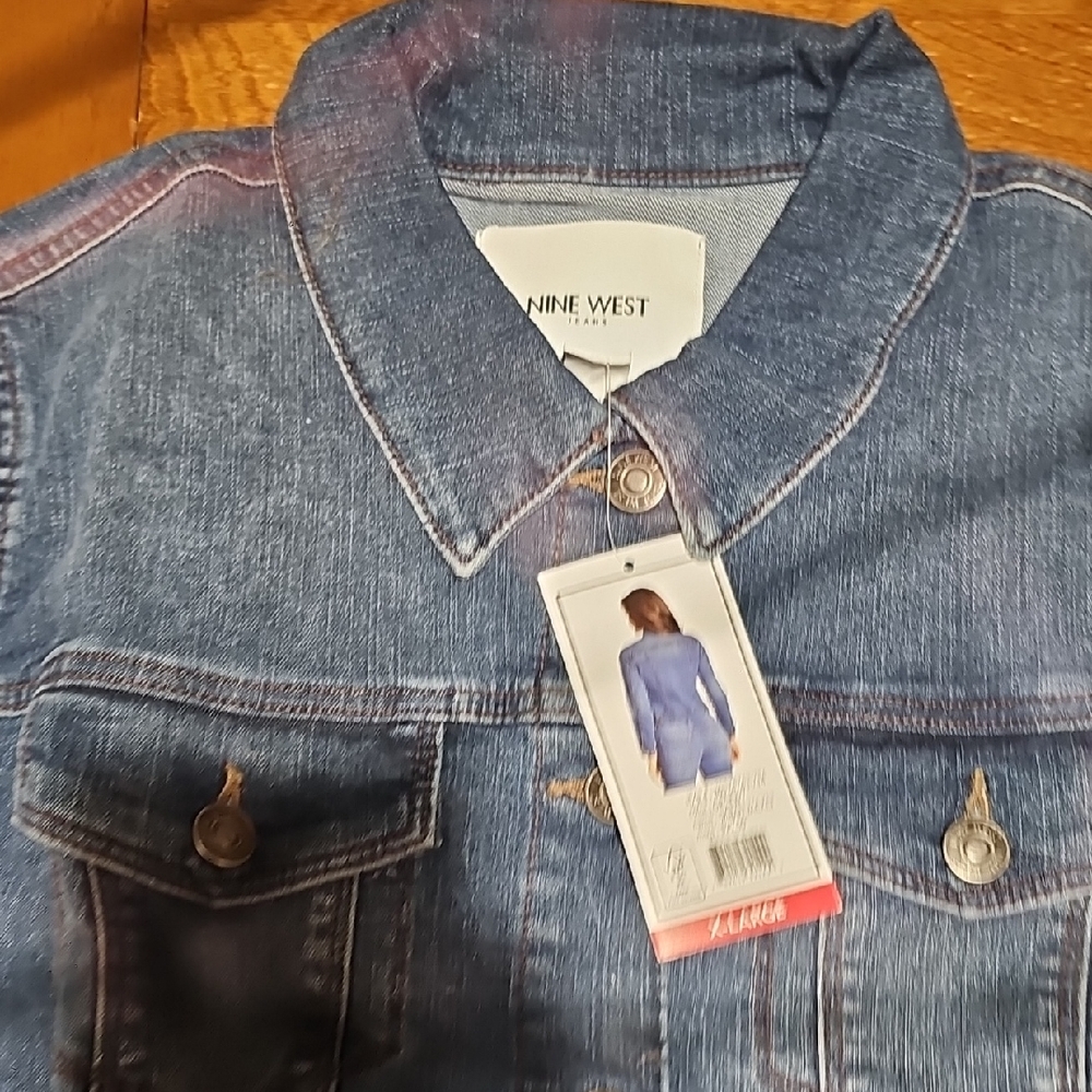 Nine West Indigo Denim Jacket